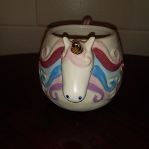 "Straight Up Magic" Natural Life Unicorn Footed Mug